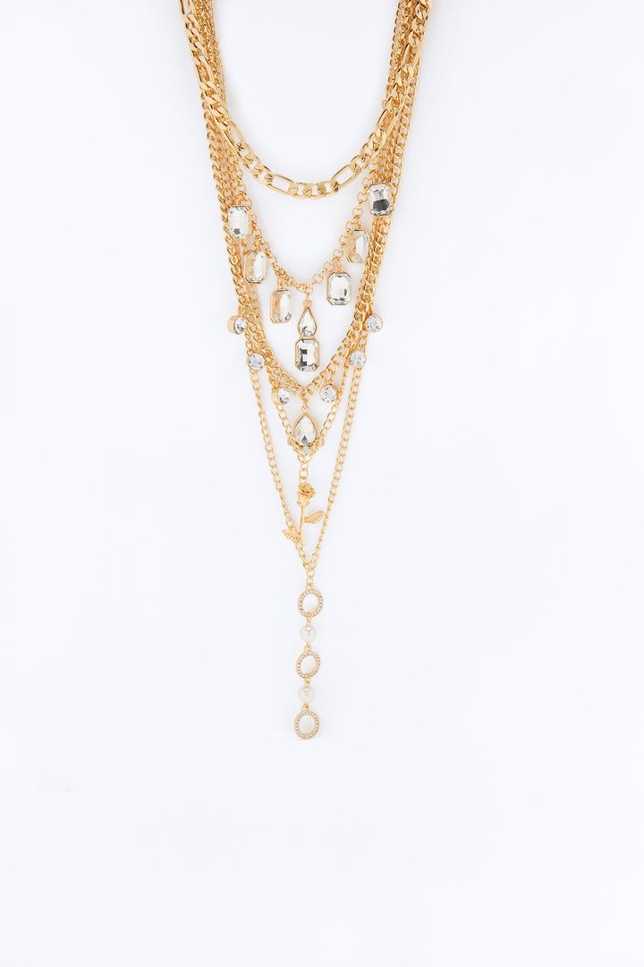 In The Know Layered Necklace - Gold