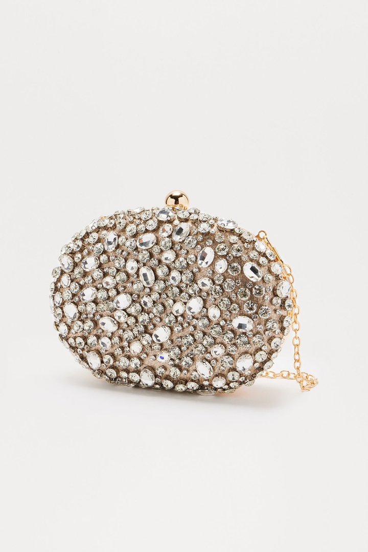 Sylvia Stones Clutch - Gold