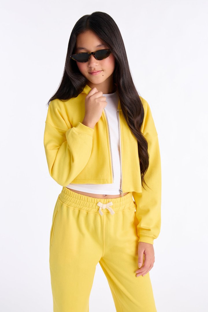 Mini On The Way Sweatpant Set II - Yellow