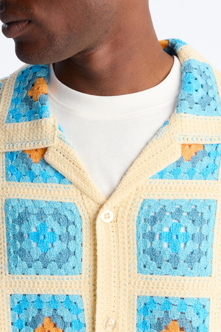 Nolan Textured Shirt - Blue