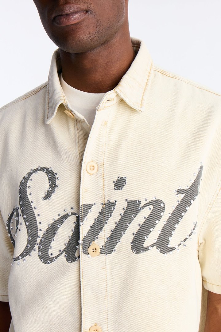 Saint Blaze Button Up Shirt - Tan