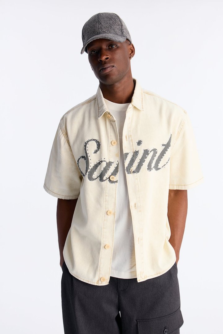 Saint Blaze Button Up Shirt - Tan