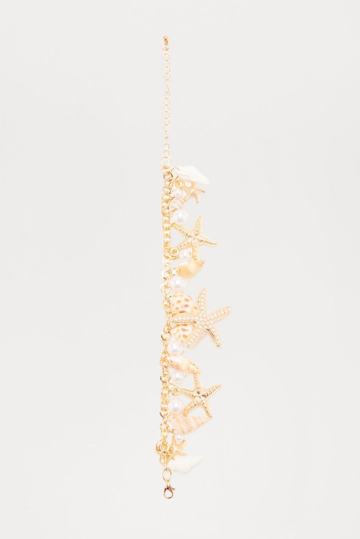 Coral Reef Anklet - Gold/combo