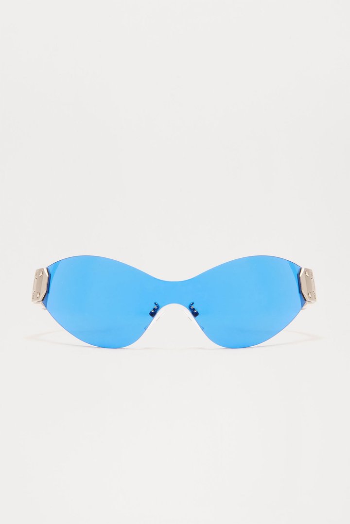 Lit Shield Sunglasses - Blue