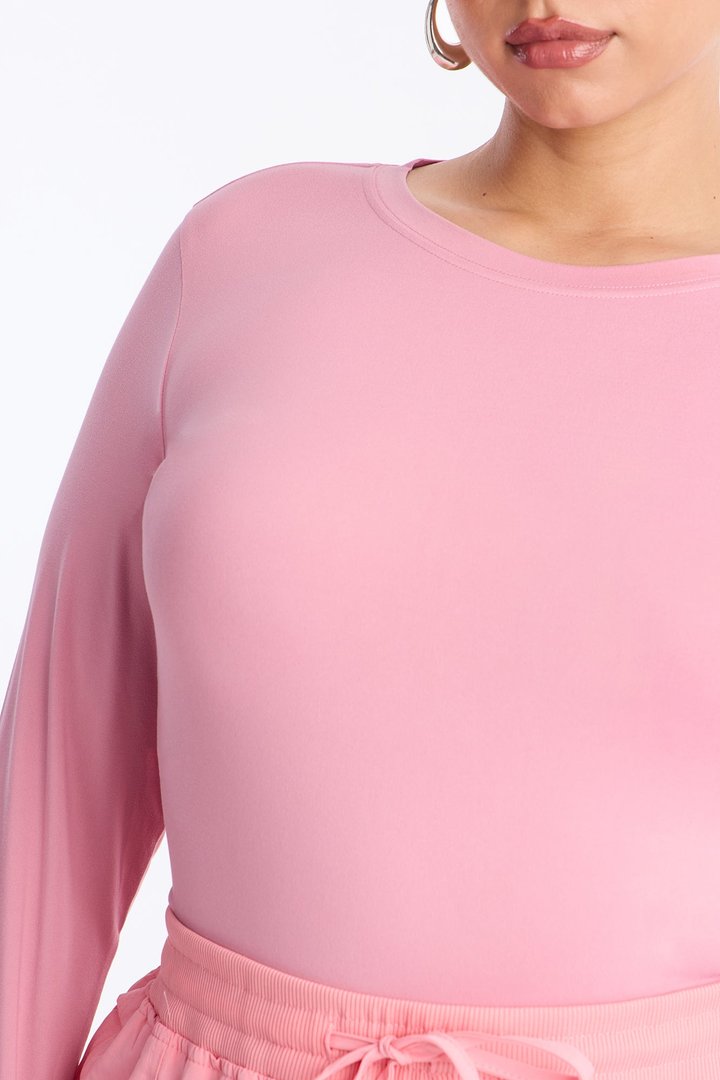 Stretch Uniform UnderScrub Shirt - Pink