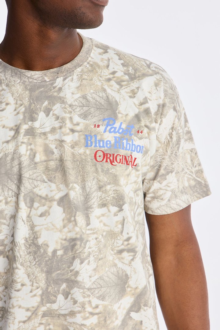 Pabst Blue Ribbon Camo Short Sleeve Tee - Camouflage