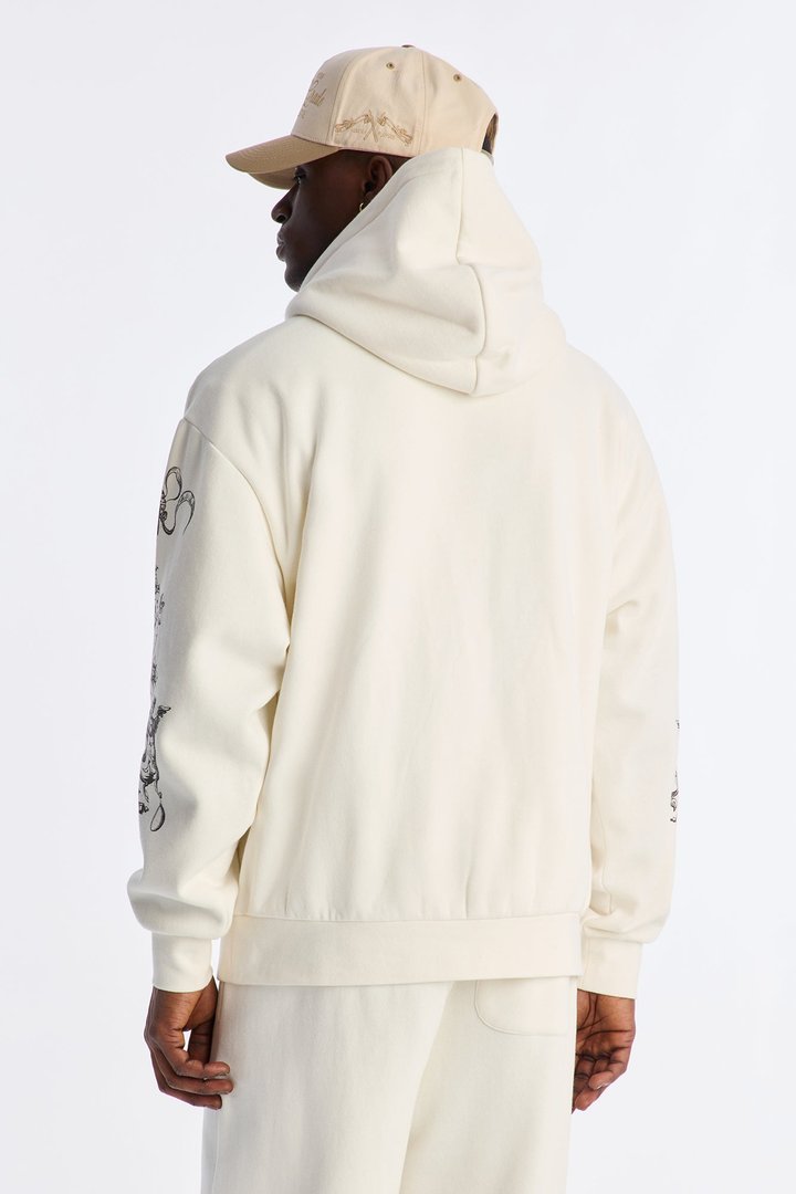 Grateful Heart Hoodie - Cream