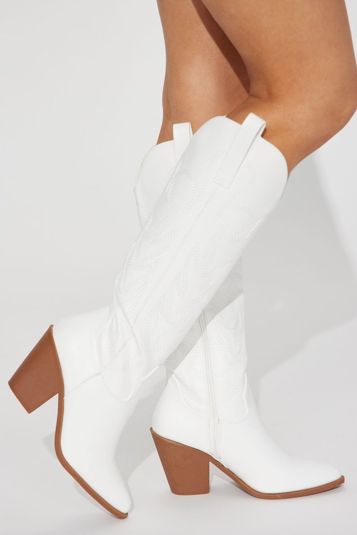 Countryside Cutie Cowboy Boots - White
