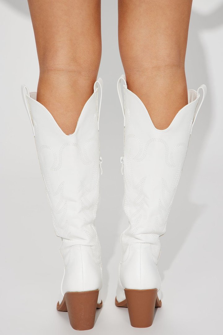 Countryside Cutie Cowboy Boots - White