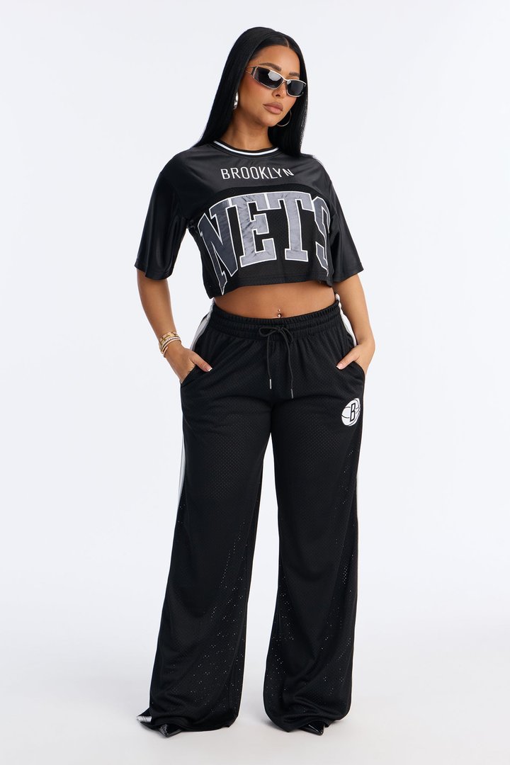 NBA Brooklyn Nets Pants - Black
