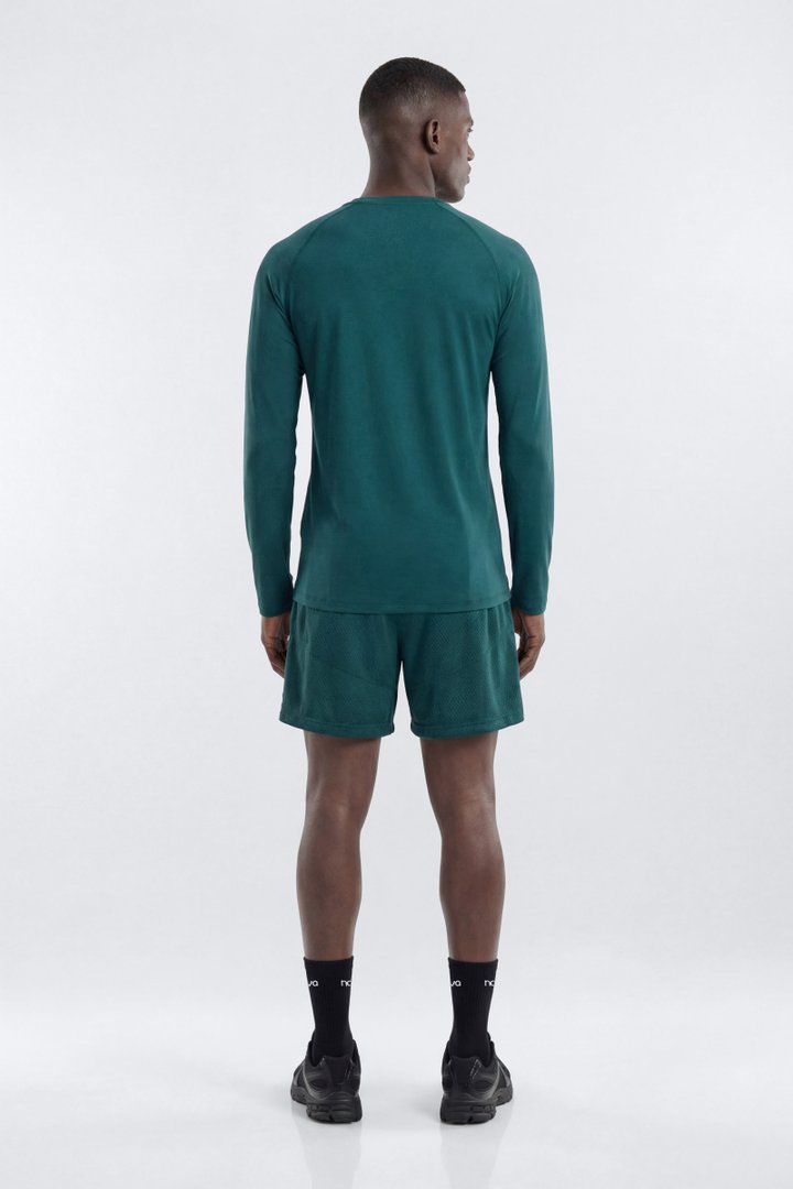 HexTech™ Long Sleeve Active Top - Hunter Green