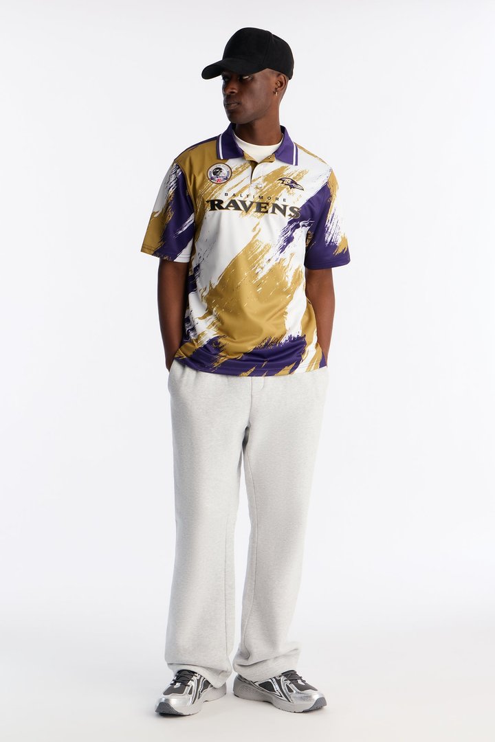 Ravens Soccer Polo - White