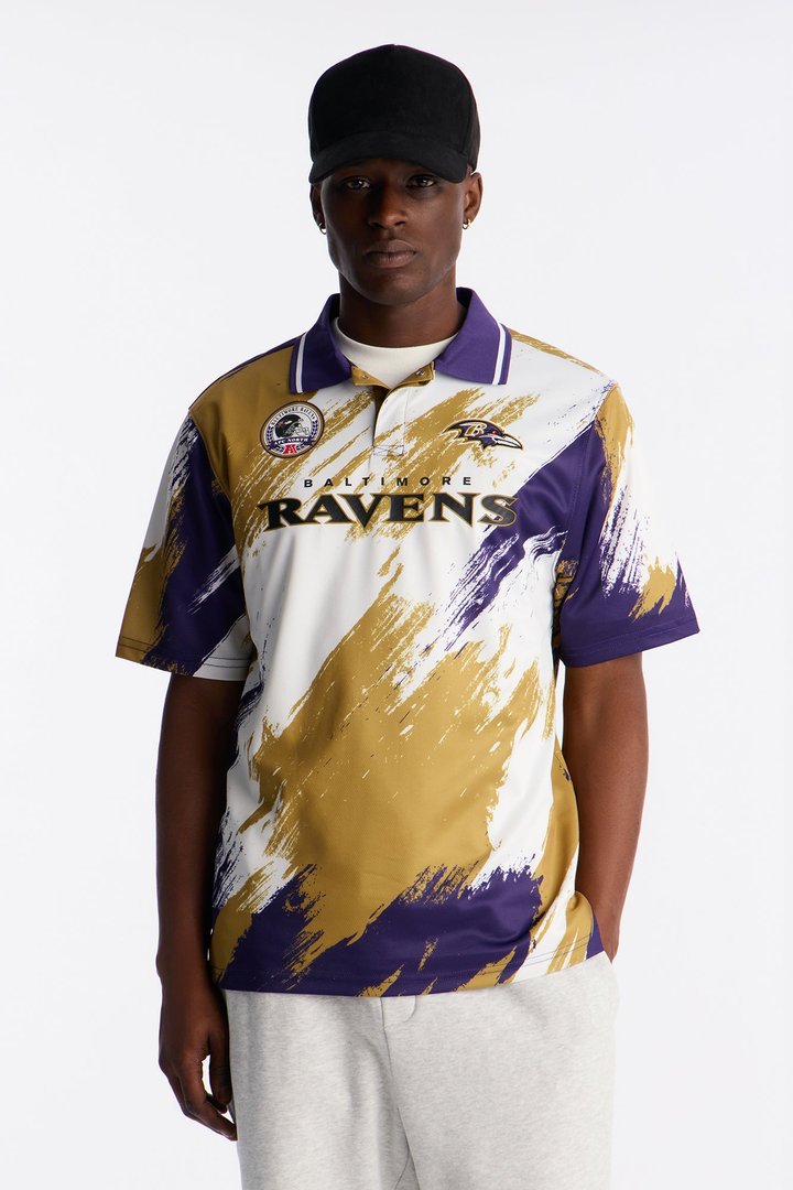 Ravens Soccer Polo - White