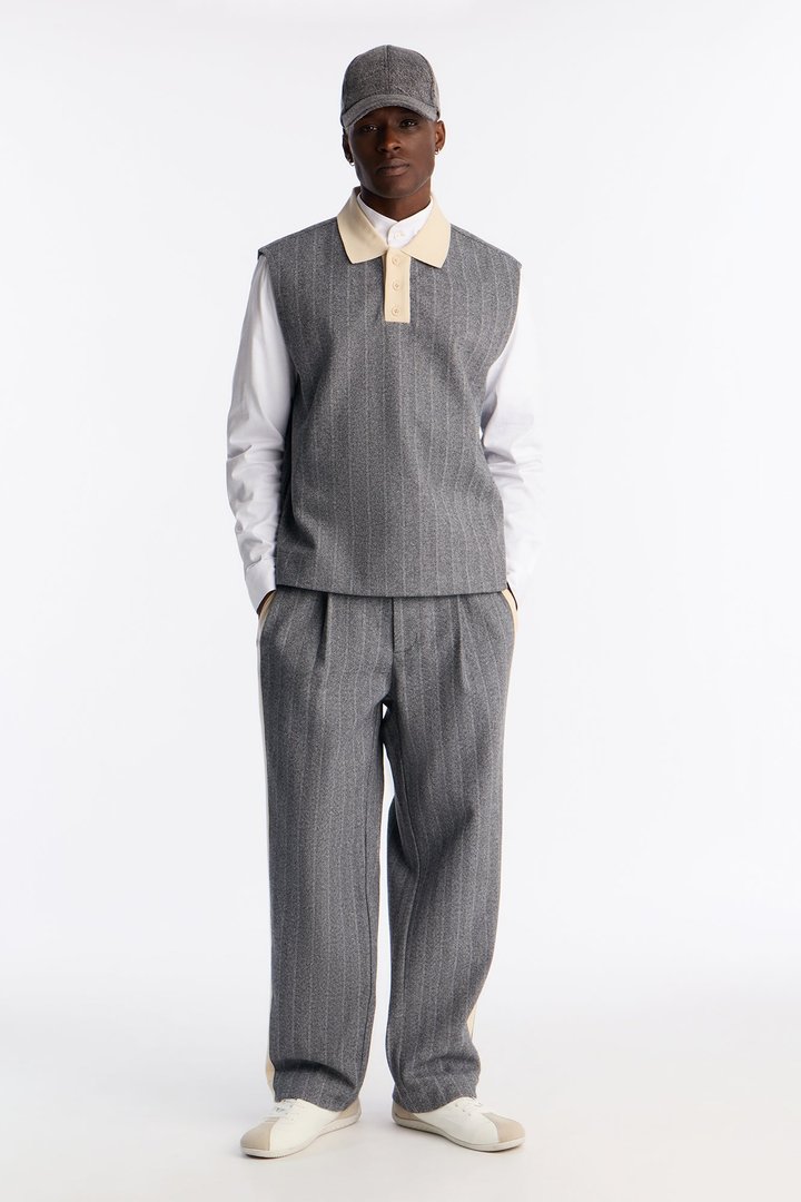 Doheny Sleeveless Polo - Grey