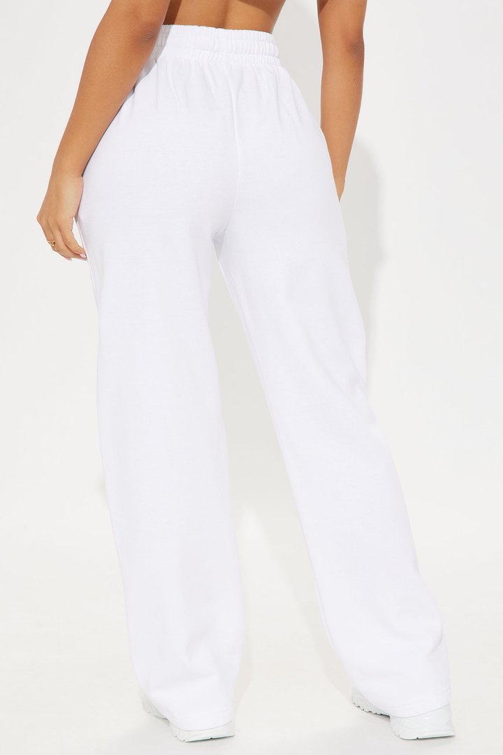 Mickey Mouse Wide Leg Pant - White