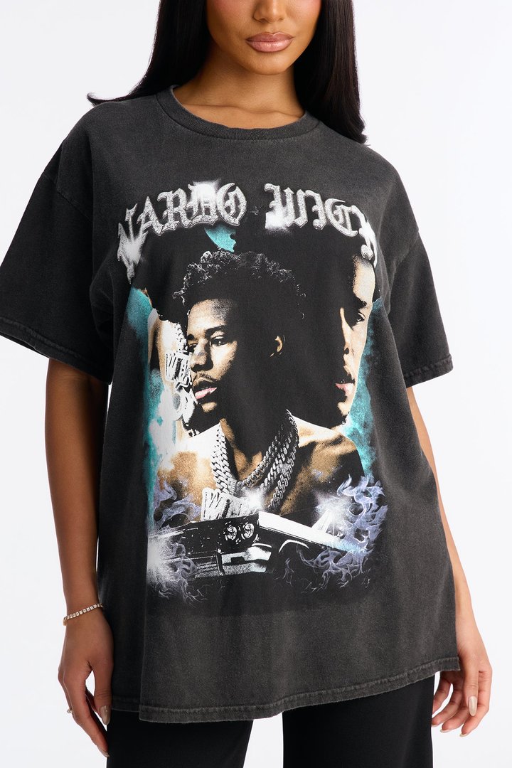 Nardo Wick Washed Tee - Black Wash