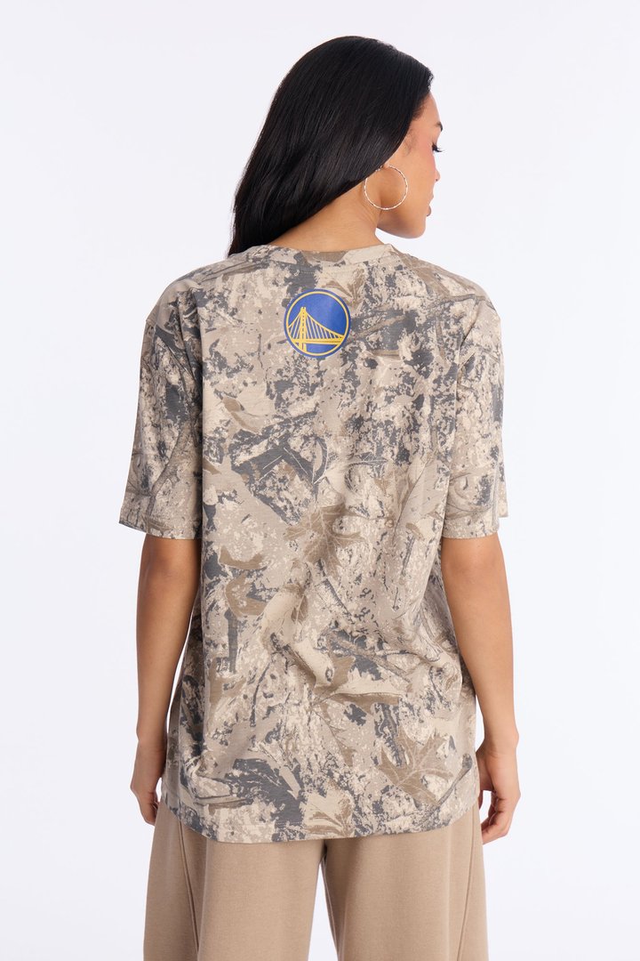 NBA Golden State Warriors Camo Tee - Camouflage