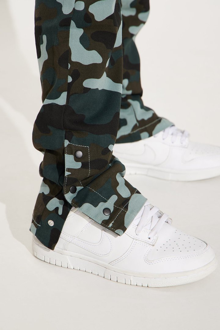 Mini Next Level Camo Print Cargo Twill Pant - Camouflage