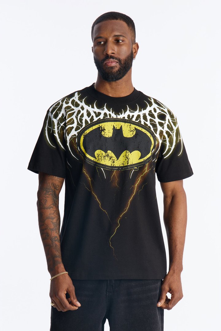 Batman Emblem Of Shadows Short Sleeve Tee - Black