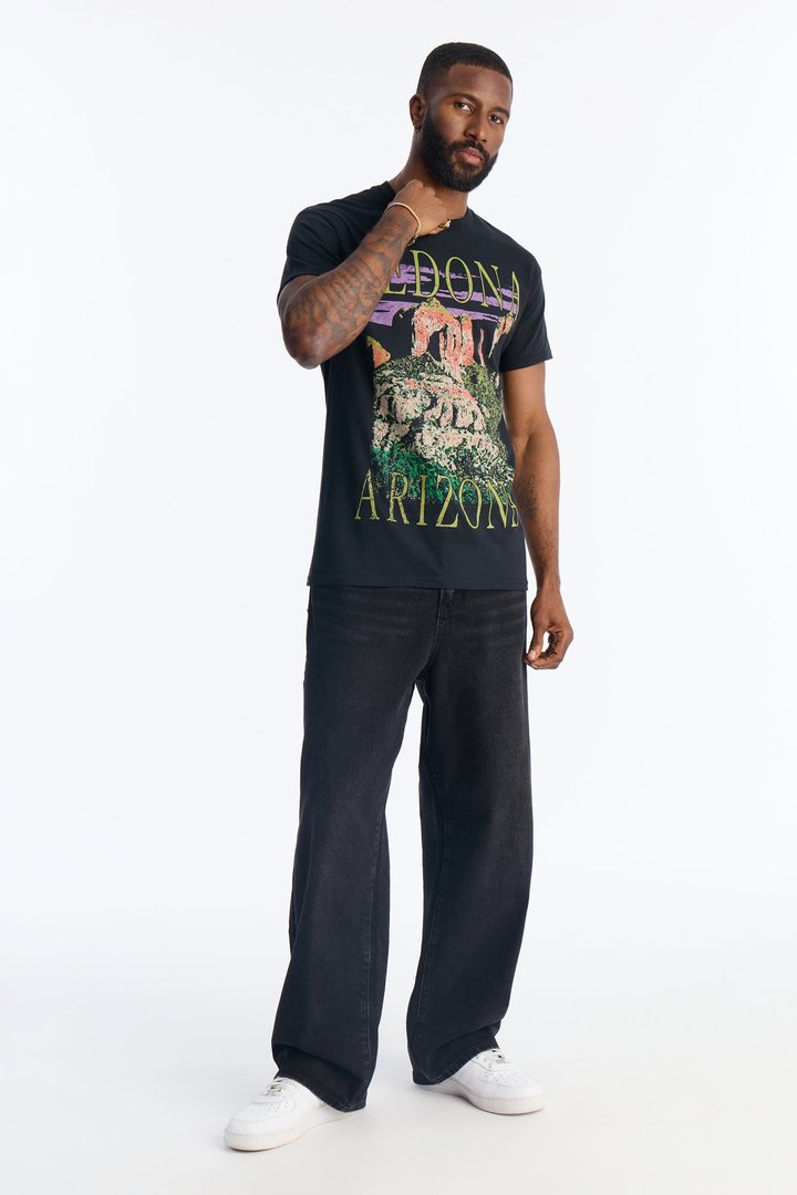 Sedona Arizona Short Sleeve Tee - Black