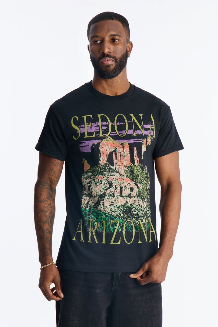 Sedona Arizona Short Sleeve Tee - Black
