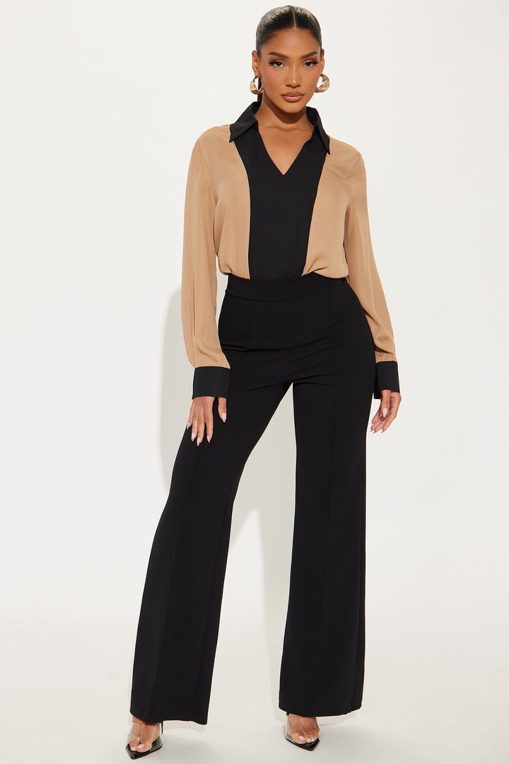 Next Meeting Colorblock Shirt - Black/combo