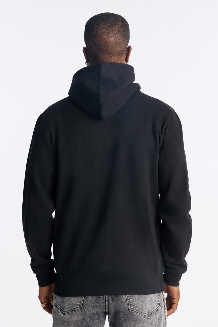 Rise Above The Rest Patch Hoodie - Black