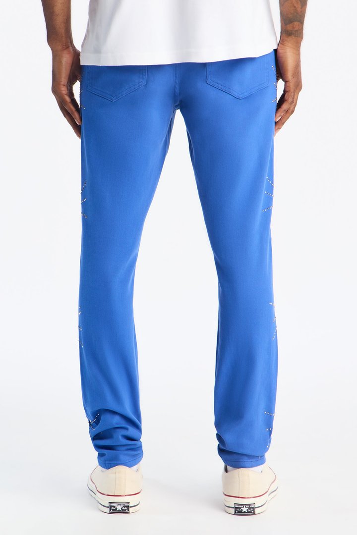 Skinny Galaxy Mirage Embellished Pant - Blue