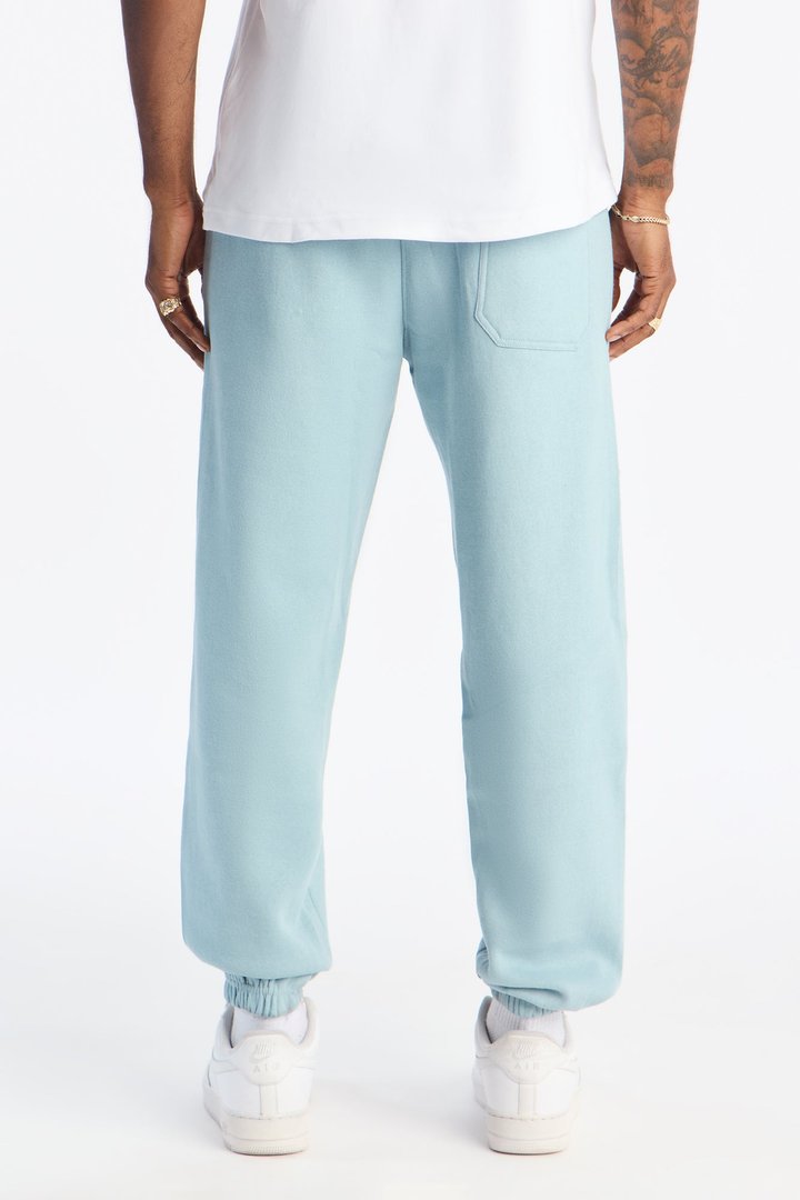 Rebellion Cross Applique Jogger - Light Blue