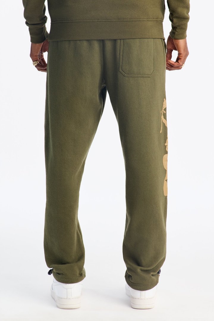 Self Made Champion Patch Sweatpants - Green