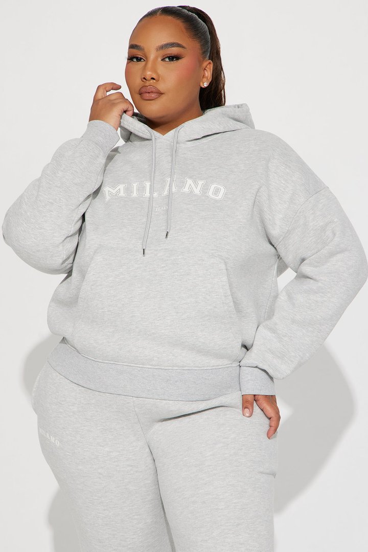 Milano Sweatpant Set - Heathered Grey
