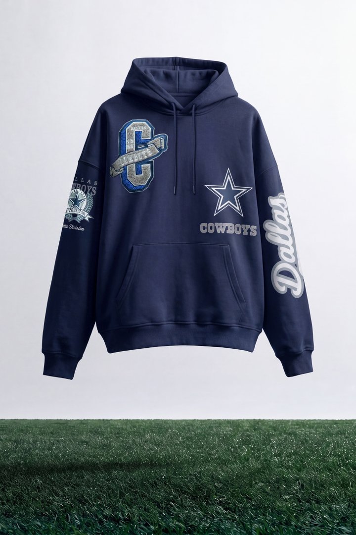 Cowboys Campus Hoodie - Navy