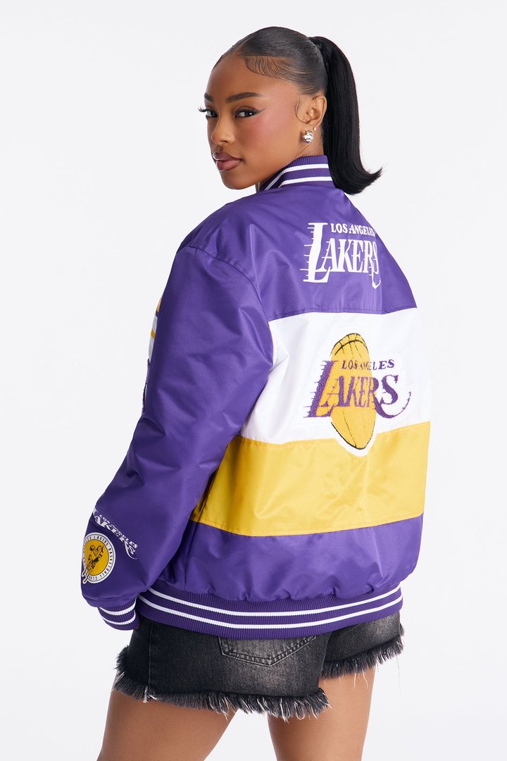 NBA LA Lakers Twill Jacket - Purple