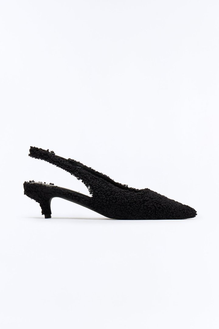 Suku Sherpa Kitten Heel Pumps - Black