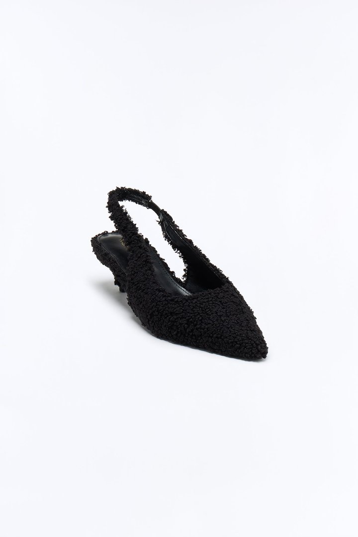 Suku Sherpa Kitten Heel Pumps - Black