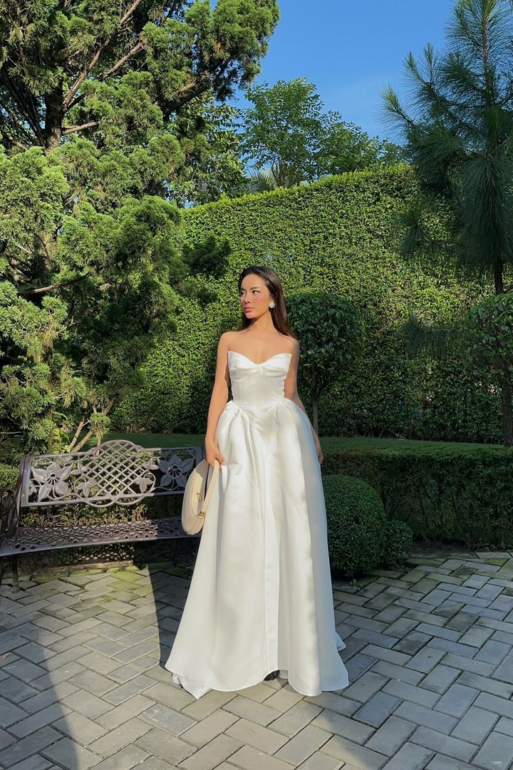 Sweet And Flirty Maxi Dress - White