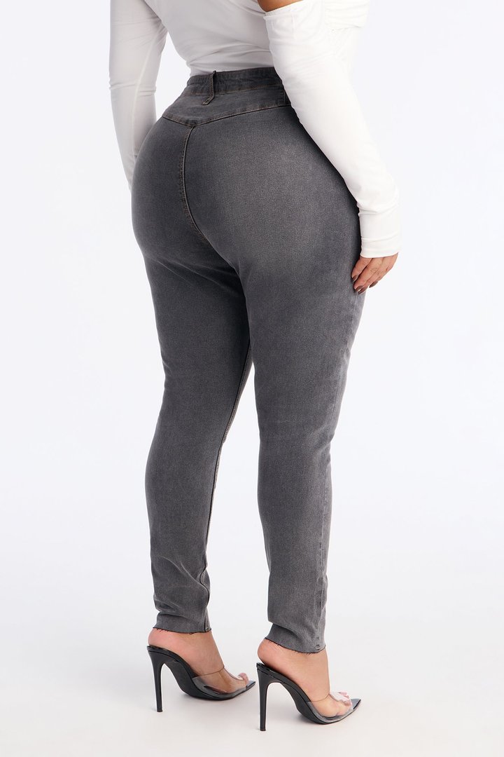Lucca Stretch Skinny Jeans - Grey