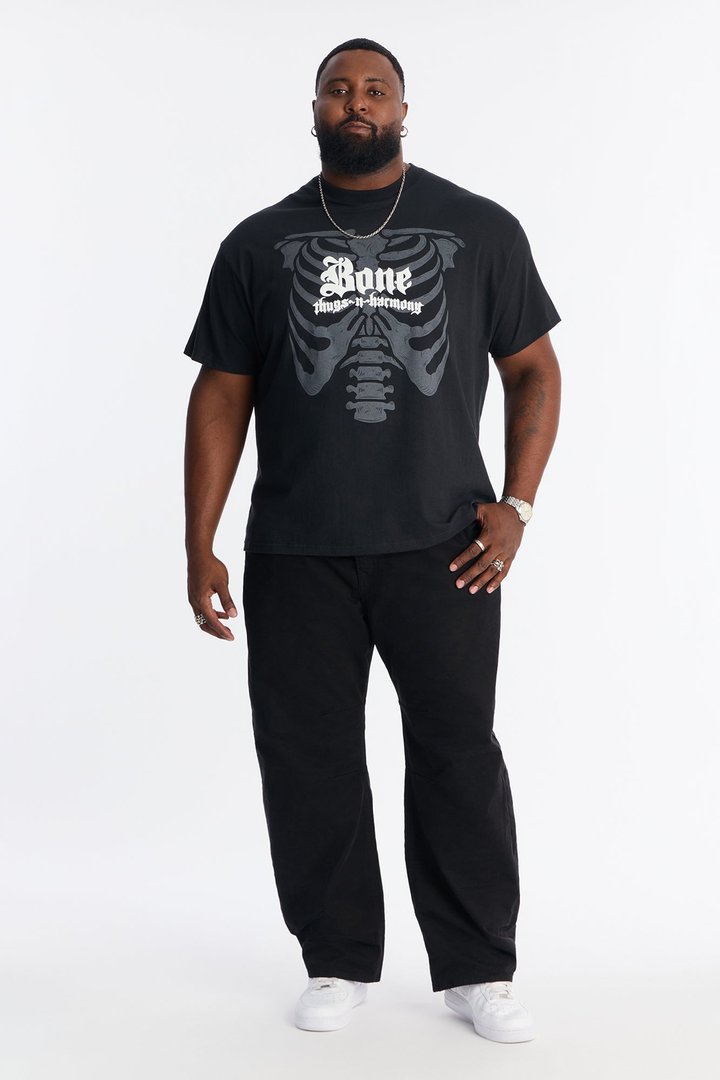 Bone Thugs N Harmony Rib Cage Short Sleeve Shirt - Black