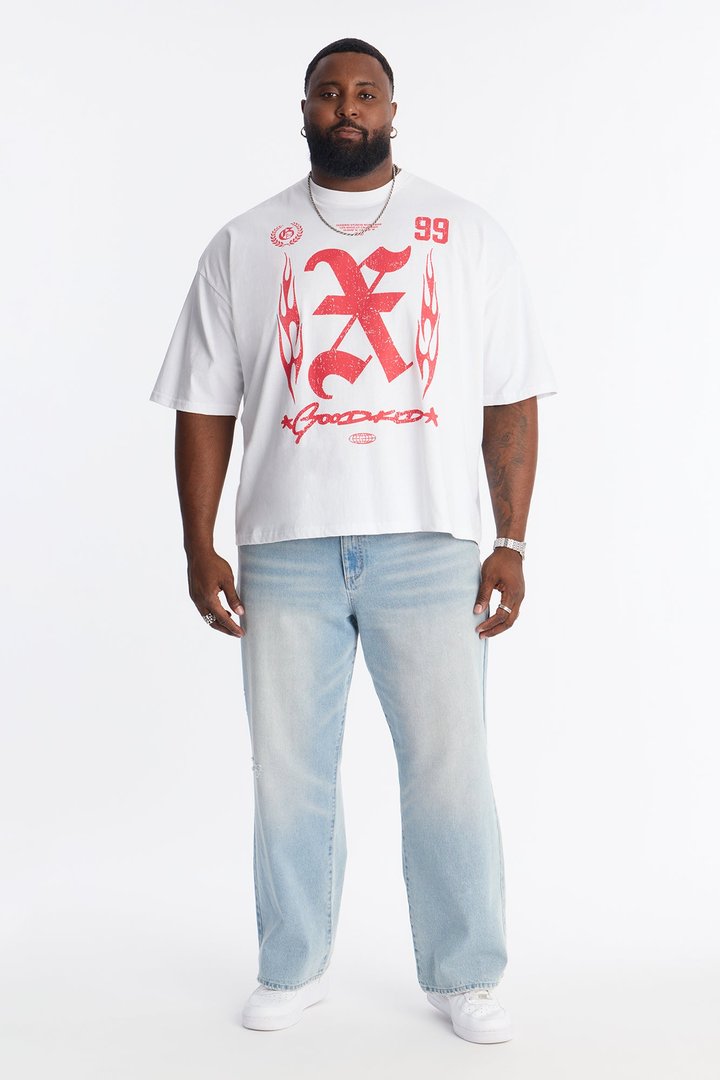 Goodkid Boxy Short Sleeve Tee - White