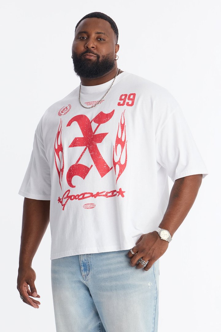 Goodkid Boxy Short Sleeve Tee - White