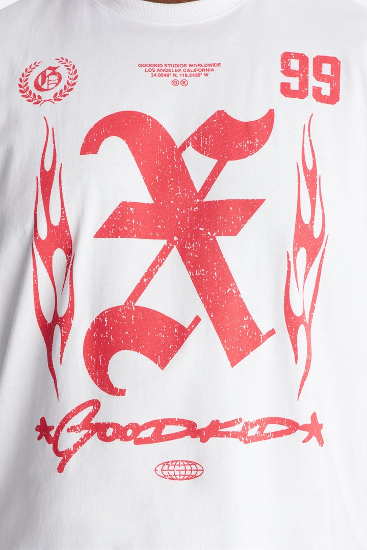 Goodkid Boxy Short Sleeve Tee - White