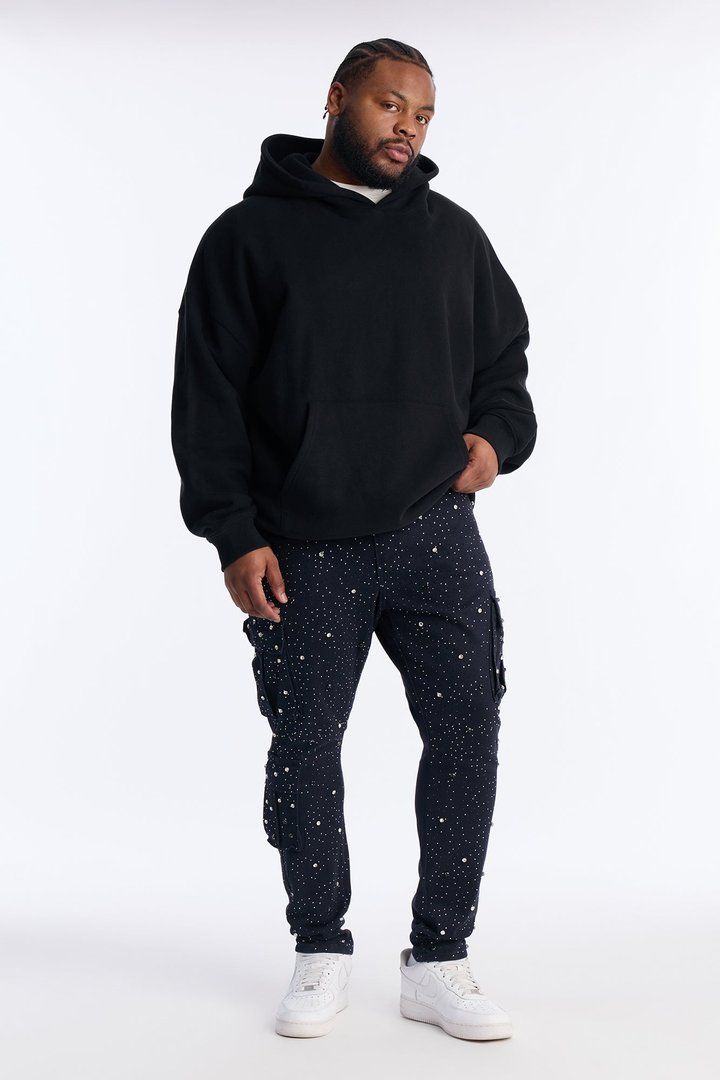 Skinny Prosperity Drip Embellished Pant - Blue