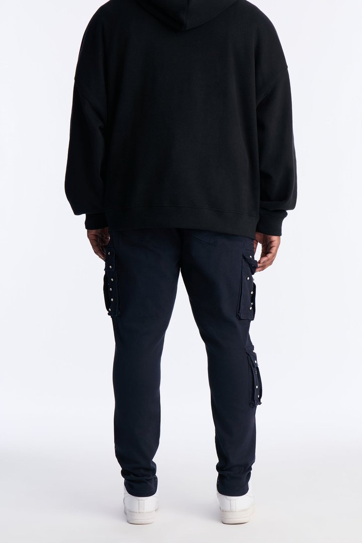 Skinny Prosperity Drip Embellished Pant - Blue