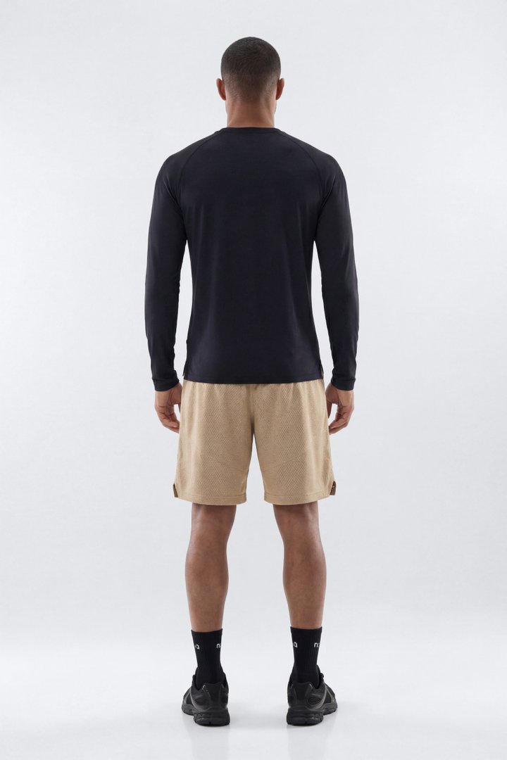 HexTech™ Long Sleeve Active Top - Black