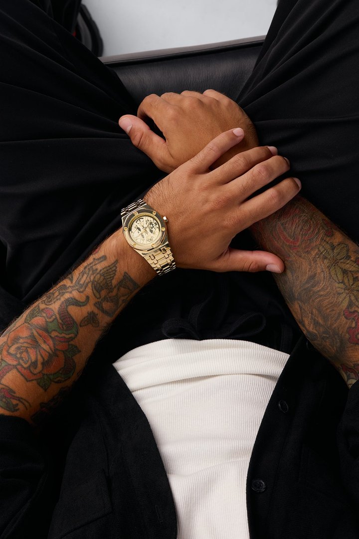 Outlaw Analogue Watch - Gold/Gold