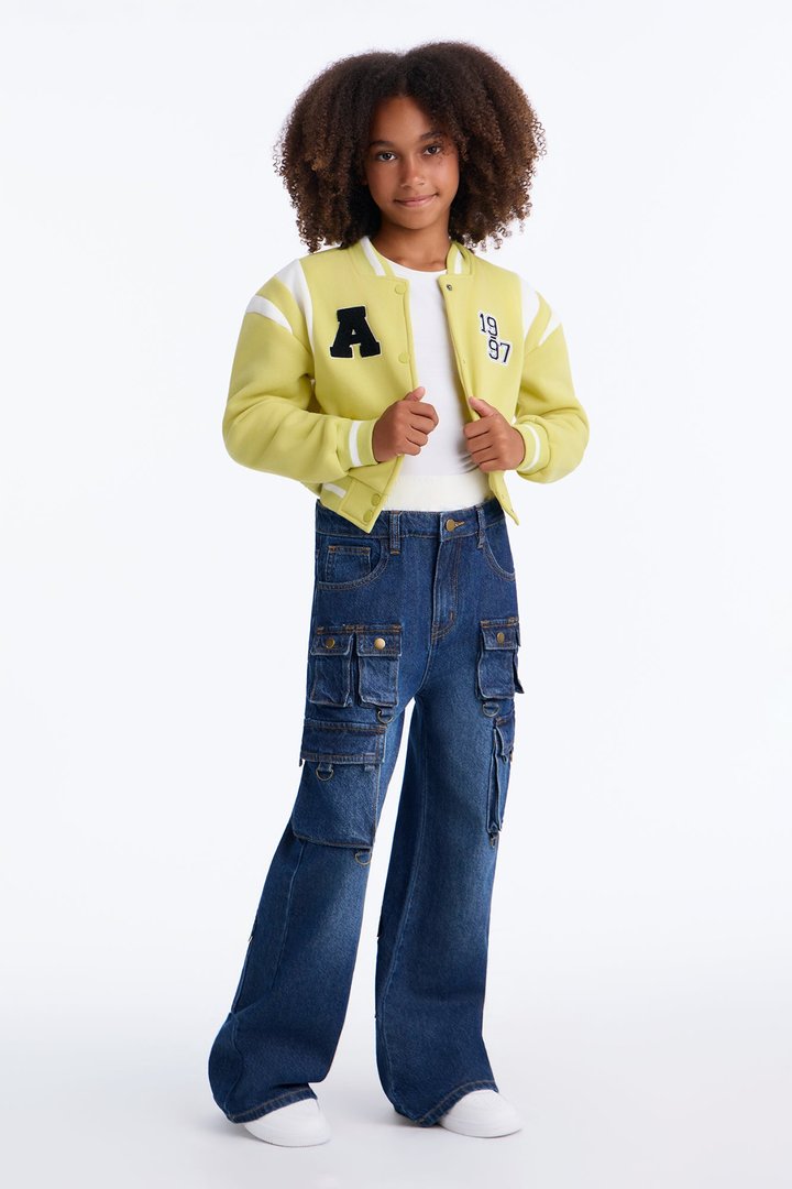 Mini Games To Play Varsity Jacket - Yellow
