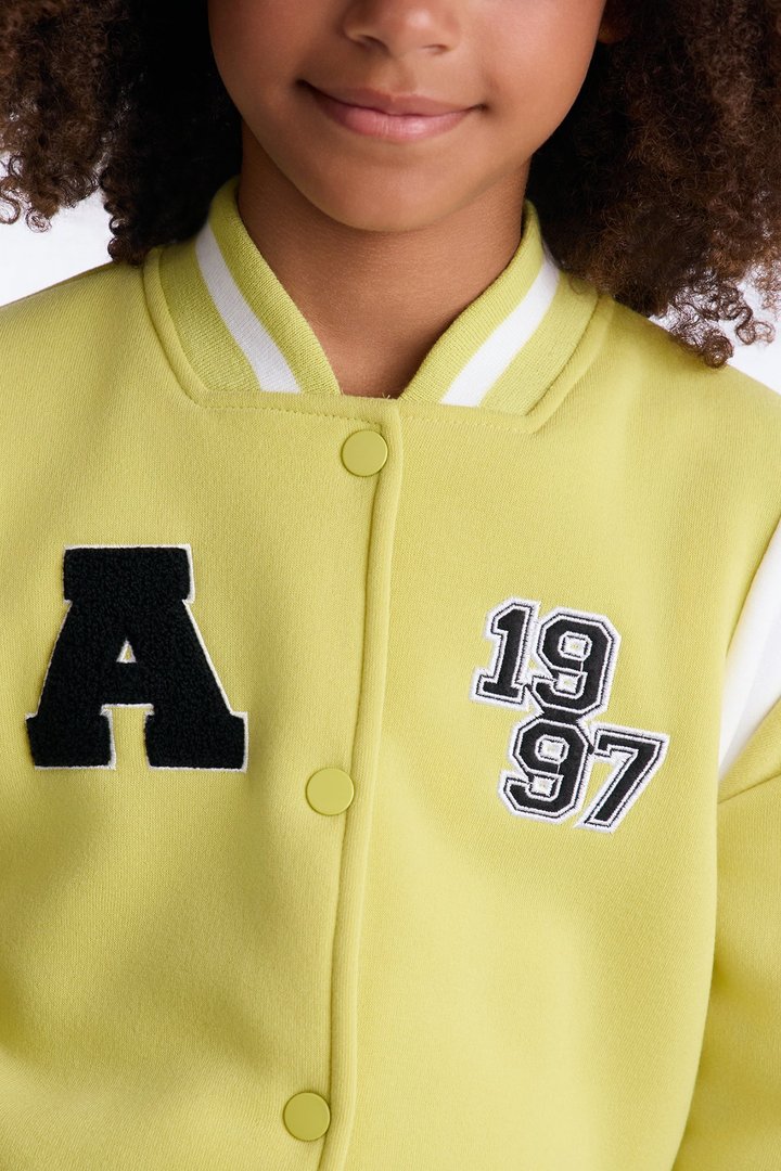 Mini Games To Play Varsity Jacket - Yellow
