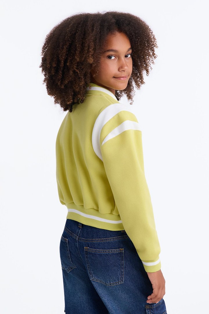 Mini Games To Play Varsity Jacket - Yellow