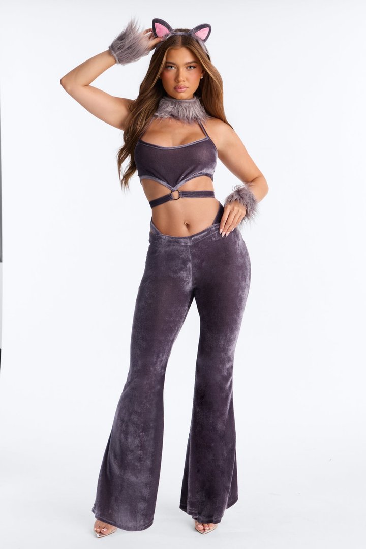 Alpha Attraction 5 Piece Costume Set - Grey