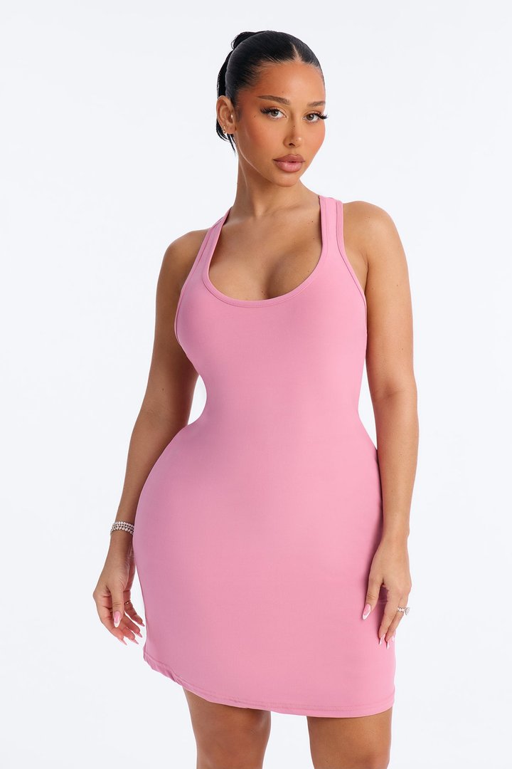 Long Mornings Racerback PJ Sleep Dress - Mauve